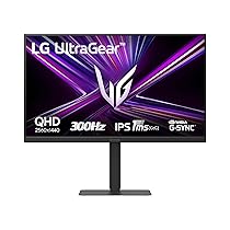 LG UltraGear 27G640A Monitor Gaming 27″ IPS QHD (2560×1440), 300Hz, 1ms (GtG), G-Sync, FreeSync Premium, VRR, HDR 400, Speaker Stereo 10W, USB-C (15W), HDMI 2.1, DP, USB, Stand regolabile, Nero