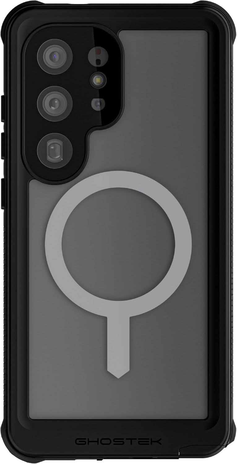 Ghostek Nautical S25 Ultra Waterproof Case with Belt Clip, Screen Protector and Camera Lens Cover Rugged Heavy Duty Magnetic MagSafe Compatible with Samsung Galaxy S25Ultra 2025 (6.9") (Clear) - Image 7