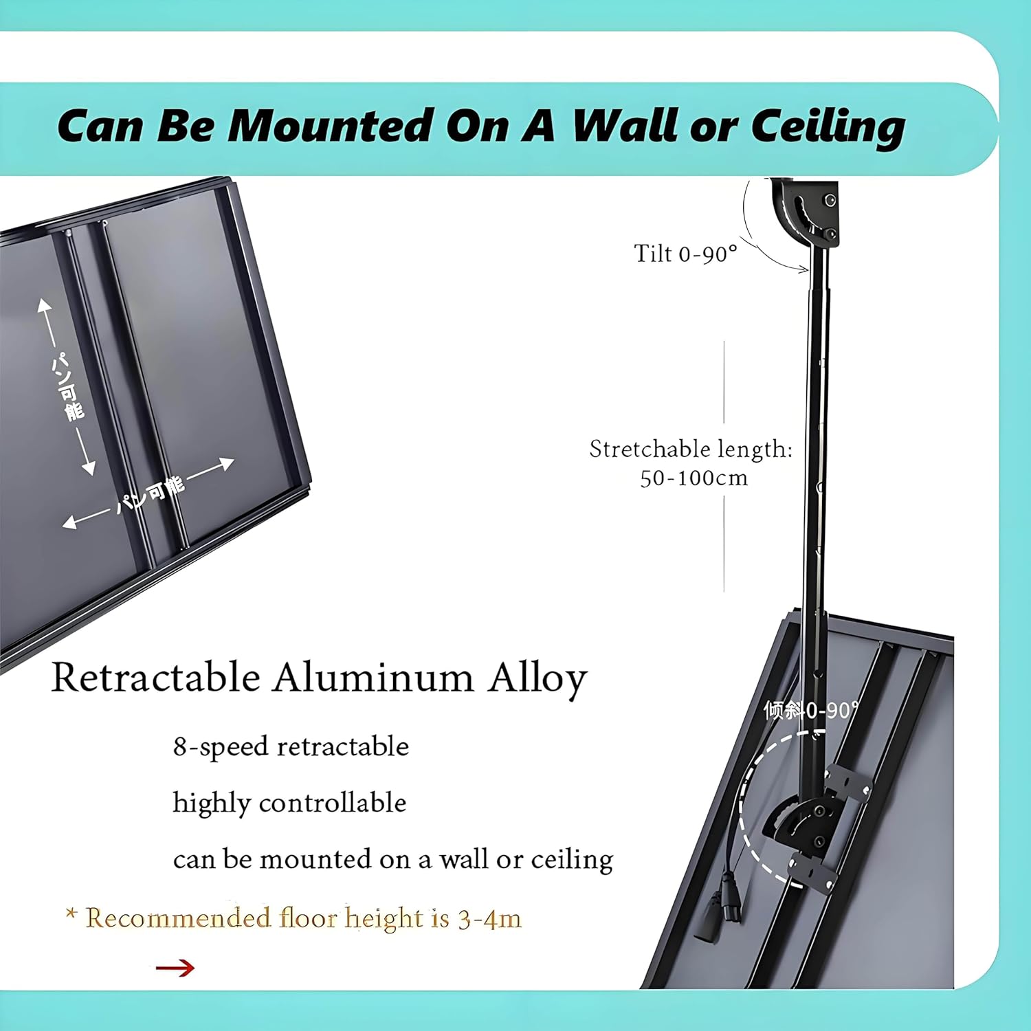 Ultrathin LED Light Box - Backlit Menu Board, Slim Snap Frame Display, Illuminated Poster Holder, Wall Mounted Billboard - 50x60cm Horizontal Showcase