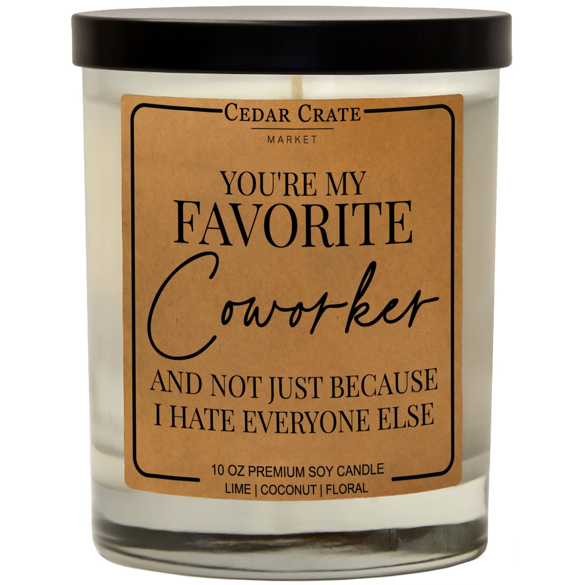 You're My Favorite Coworker Candle Gift