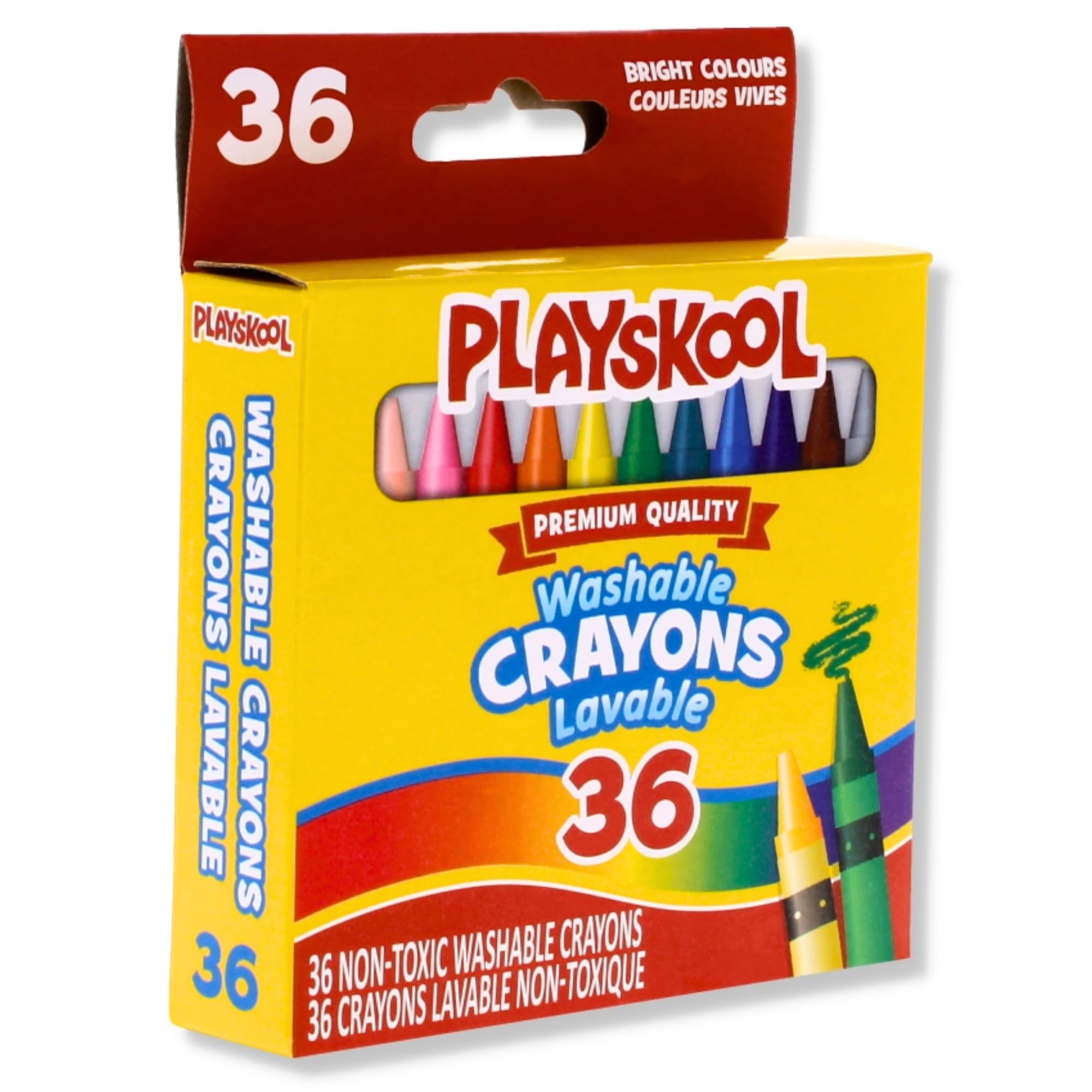 Playskool Hochwertige, abwaschbare Buntstifte Stifte, 36 Stück