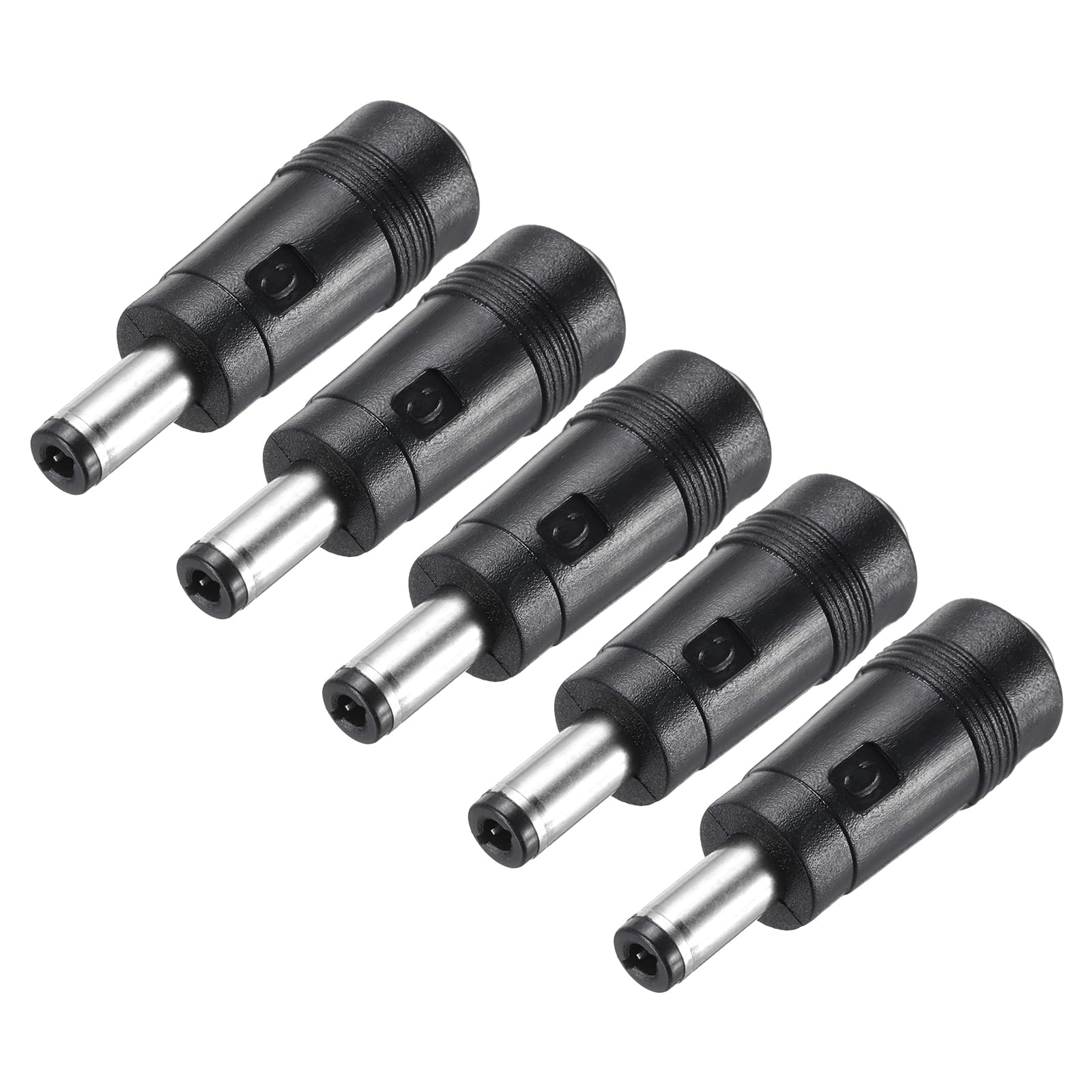 QUARKZMAN 10 Pz Adattatore di Alimentazione DC, Femmina Dritta 5.5mm x 2.1mm a Maschio 5.5mm x 2.5mm Suggerimenti per la Spina Nera con Filo da 1.57 Pollici di Alimentazione Esterna QUARKZMAN 10 Pz Adattatore di Alimentazione DC, Femmina Dritta 5.5mm x 2.1mm a Maschio 5.5mm x 2.5mm Suggerimenti per la Spina Nera con Filo da 1.57 Pollici di Alimentazione Esterna