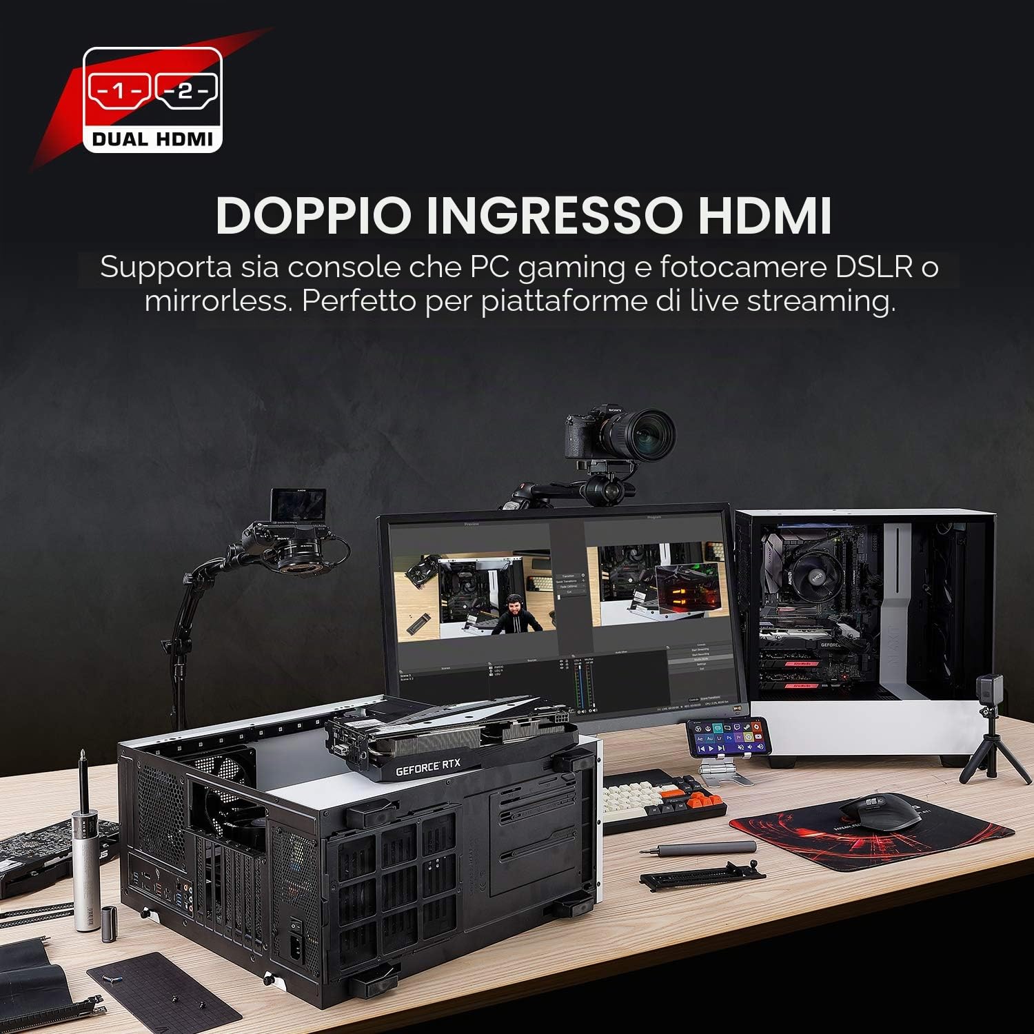 AVERMEDIA LIVE GAMER DUO GC570D CAPTURADORA DE VIDEO 61GC570D00A5