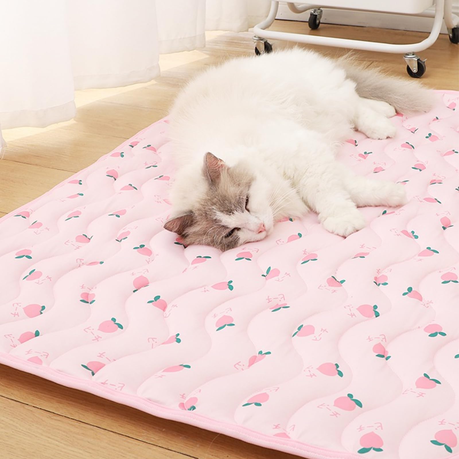 Tappetino Refrigerante per Cani 60x50cm Motivo Ciliegia per Gatti