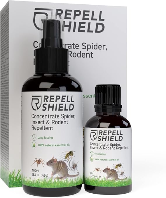 RepellShield Peppermint Oil Mouse Repellent, Wasp Repellent & Indoor