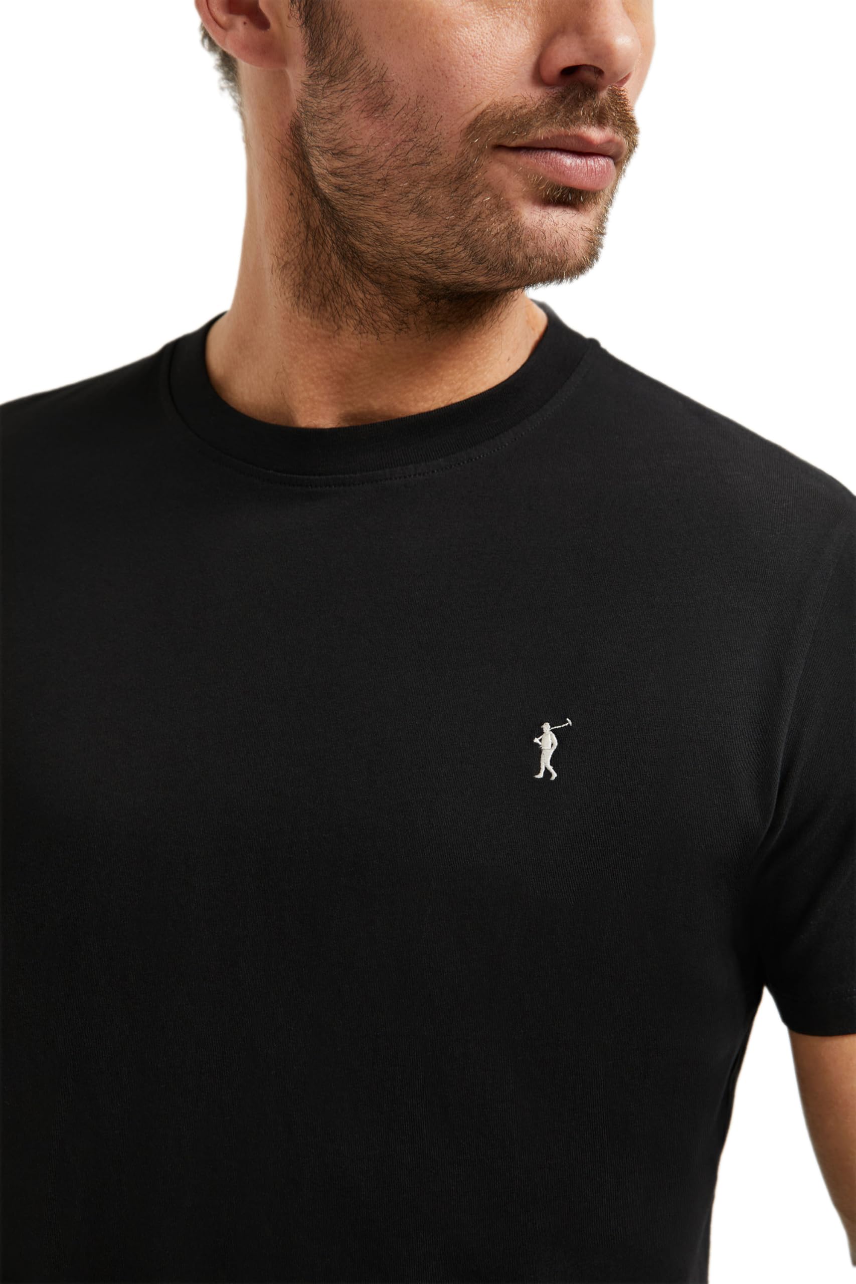 Polo Club Maglietta Basic Cotone con Logo Ricamato Uomo - T-Shirt for Men