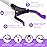32 inch GrabRunner Folding Reacher Grabber Tool with Magnet for Seniors, Disabled, After Surgery Recovery(Purple)