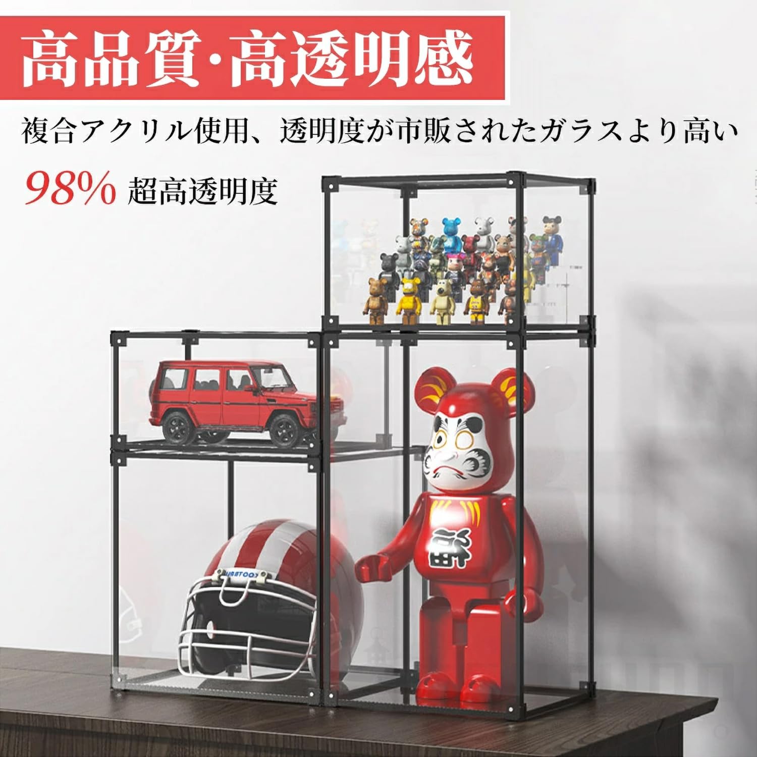 【サイズ:幅40×奥行25×高さ30cm】フィギュアケース アクリル UVカット Amazon.co.jp: フィギュアケース アクリル UVカット アクリルケース