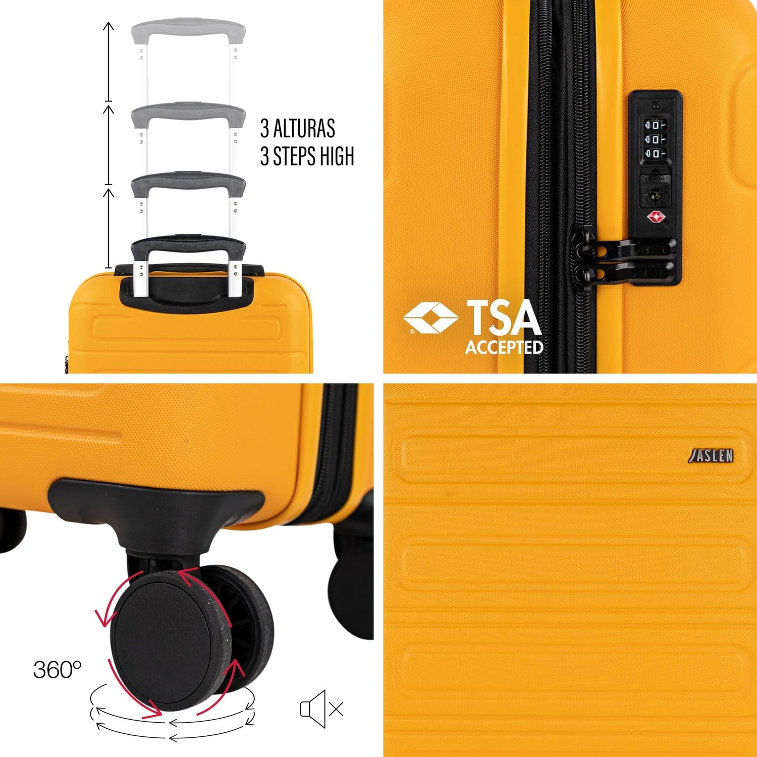 Maleta de cabina 55x40x20 - Maletas De Viaje Cabina Rígidas Trolley Con 4 R