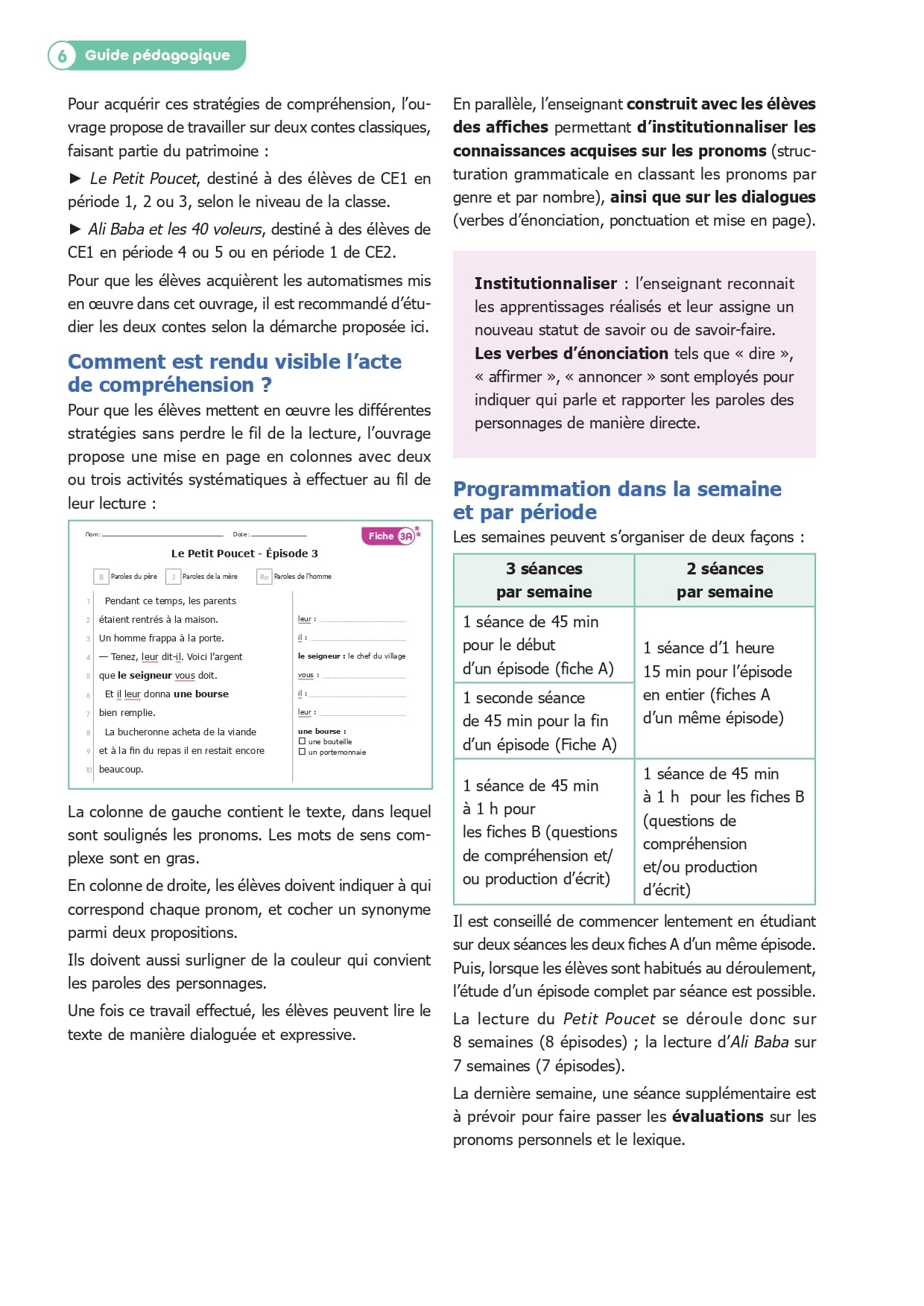Lire + comprendre CE1 - CE2 (+ ressources numériques) - Le Petit Poucet et Ali Baba: Énonciation - Lexique - Pronoms - Implicite