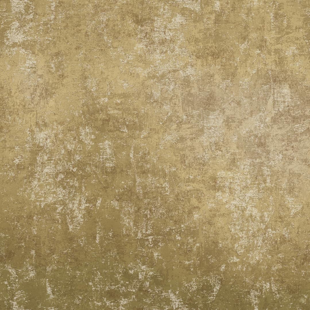 Tempaper Metallic Gold Distressed Gold Leaf Removable Peel and Stick Wallpaper, 20.5 in X 16.5 ft, Made in the USA