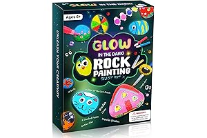 Kids Glow in the Dark Rock Painting Kit Unleash Creativity