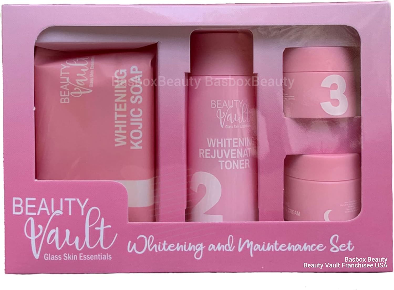 Beauty Vault Maintenance Set with Pearl Sunblock (New Packaging)