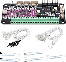 BITFUNX Universal Fighting Board (UFB), Pico Fighting Gamepad Mini Controller Keyboard Arcade - Supports SOCD & TURBO, Compatible with PS2/PS3/PS4/Switch/PC(X-Input)/Retro Gaming Emulator