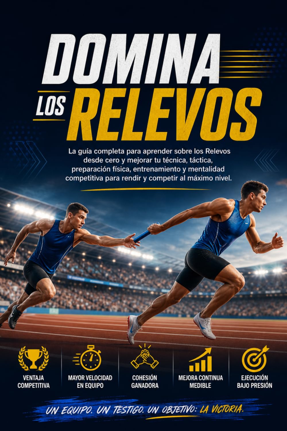 Domina los Relevos: La guía completa para aprender sobre los Relevos desde cero y mejorar tu técnica, táctica, preparación física, entrenamiento y mentalidad competitiva para rendir y competir