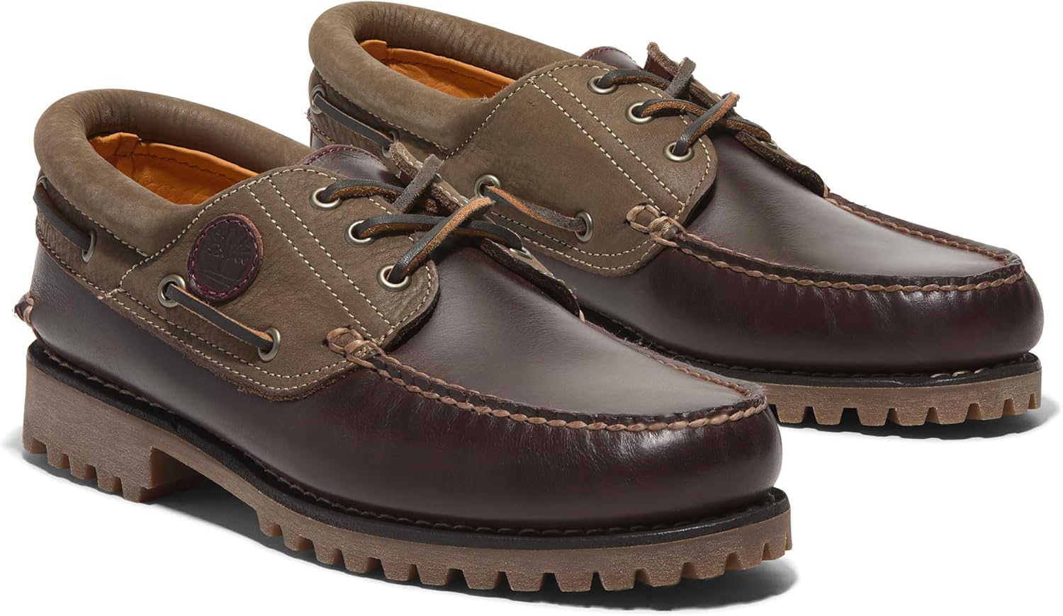 Timberland Men's Authentic 3-Eye Lug Handsewn Boat Shoes - Image 2