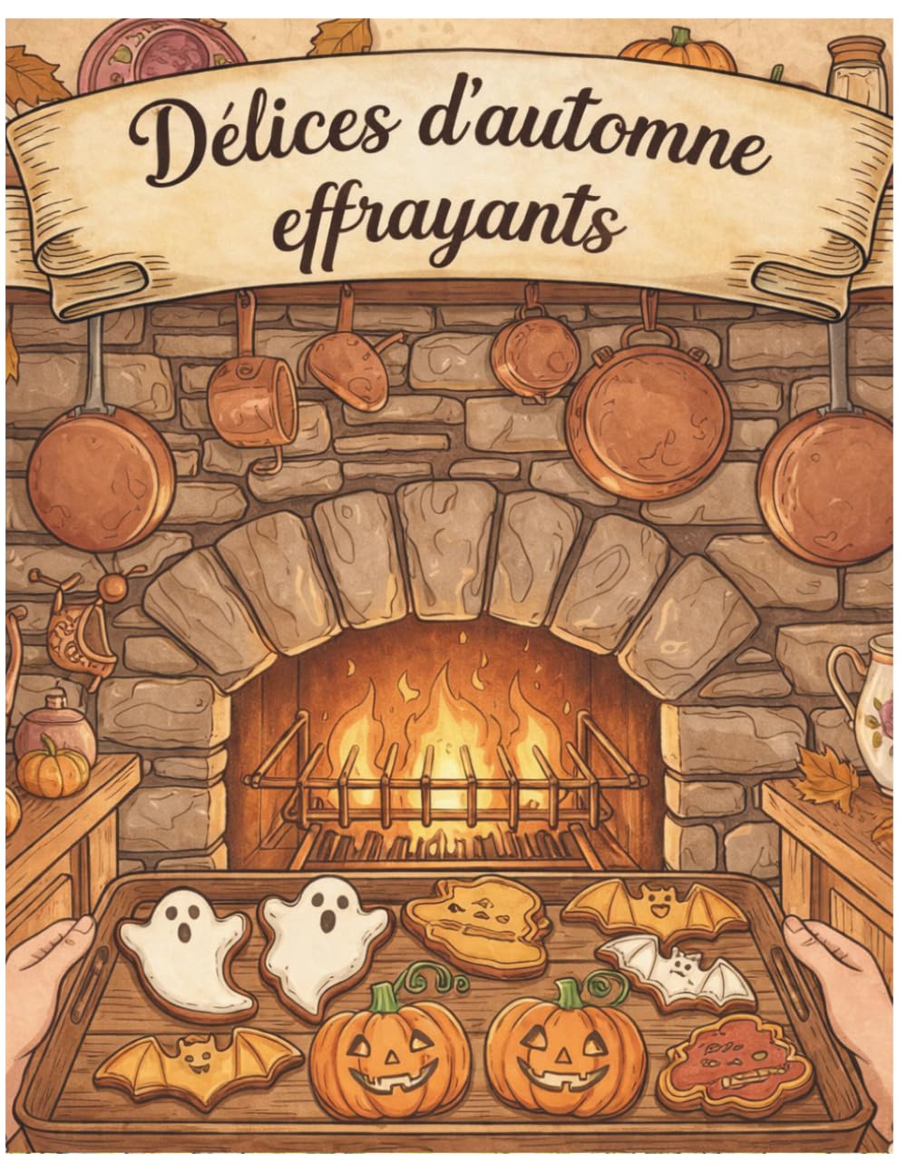 Délices d’automne effrayants: 52 coloriages relaxants sur le thème d’Halloween et de l’automne