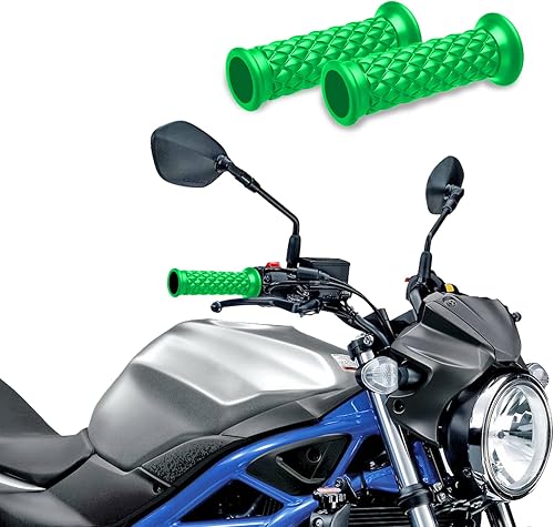 Empuñaduras para manillar de motocicleta, empuñaduras de goma de 0.786 pulgadas y 0.944 pulgadas, agarre cómodo antideslizante, agarre de manillar