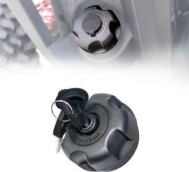 Fuel Gas Cap with lock for Boat for Polaris RZ Ranger 900 1000 XP PRO XP Sportsman 570 800, Replace for# 5433687/5435534/5450389/5439075, Anti-Theft
