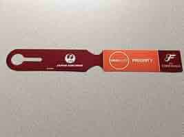 JAL ネームタグ　素材はファーストクラスシート使用 JAL JGC亀タグ 2025！日本航空の上級ラゲッジタグを徹底解説