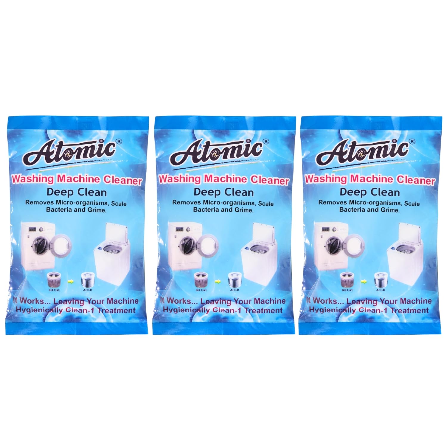 Washing Machine Cleaner For Top Load & Front load Washing Machine, Descaling Powder For Tub Cleaner/Drum Cleaner [3 Packets, 150 GM Each] Best Washing Machine Cleaning Powder (B09VPGZM37) Amazon Price History, Amazon Price Tracker