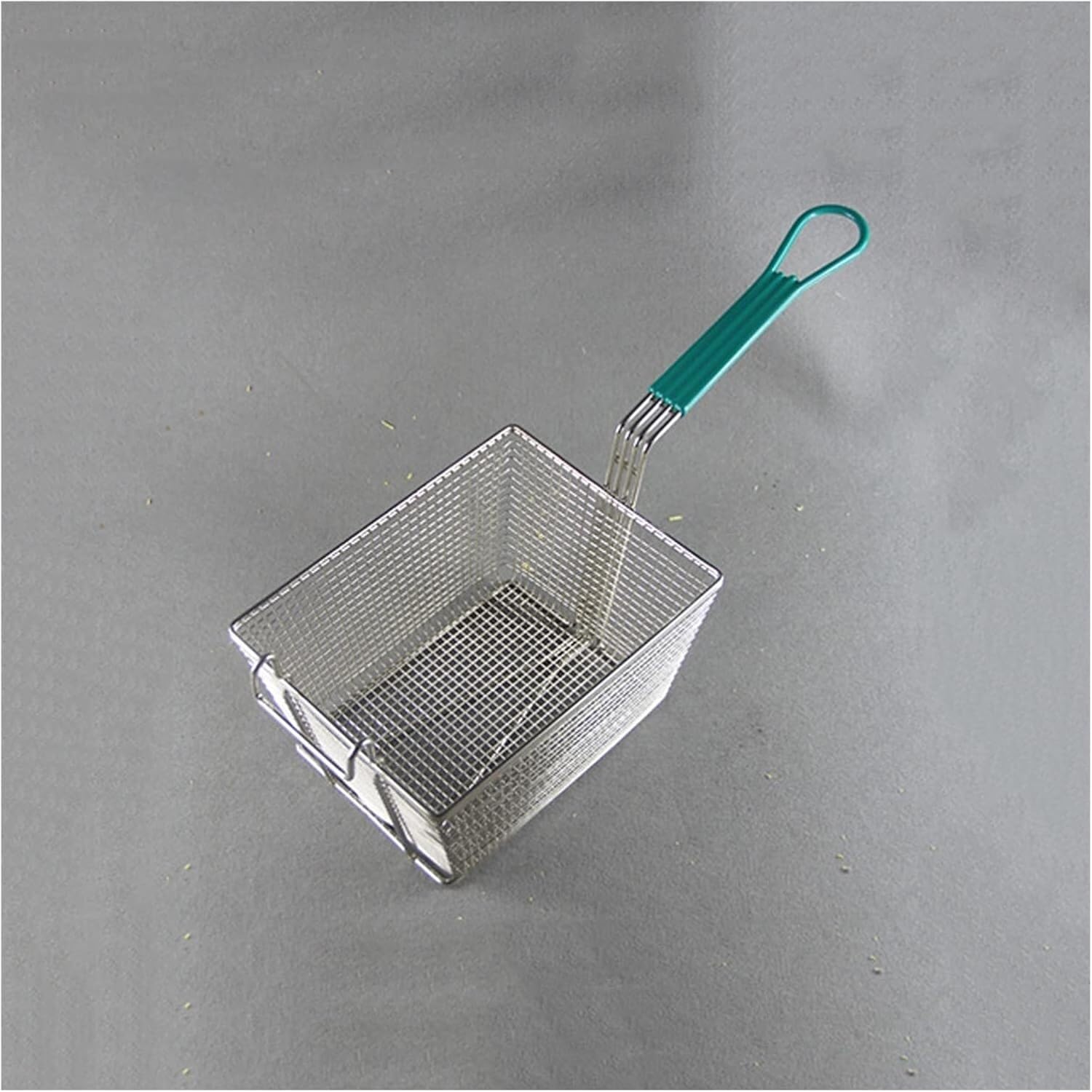 SDYdsgE chip basket， Commercial Stainless Steel Fry Basket French Fries Chicken Legs Frying Rectangular Oil Filter Net Electric Fryer