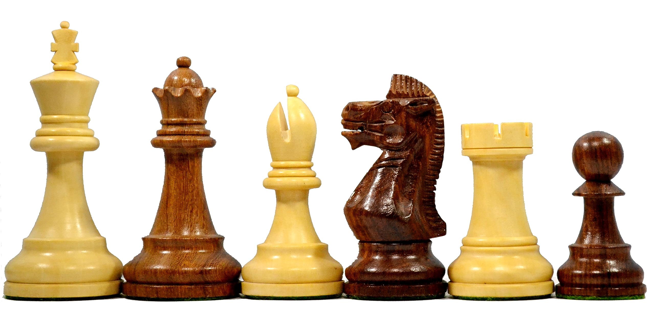 Chess Set Limited Edition Design Wooden Weighted 34 Chess Pieces 2 Queens Extra with Free Velvet Bag to containg The Coins Sheesham Wood Set