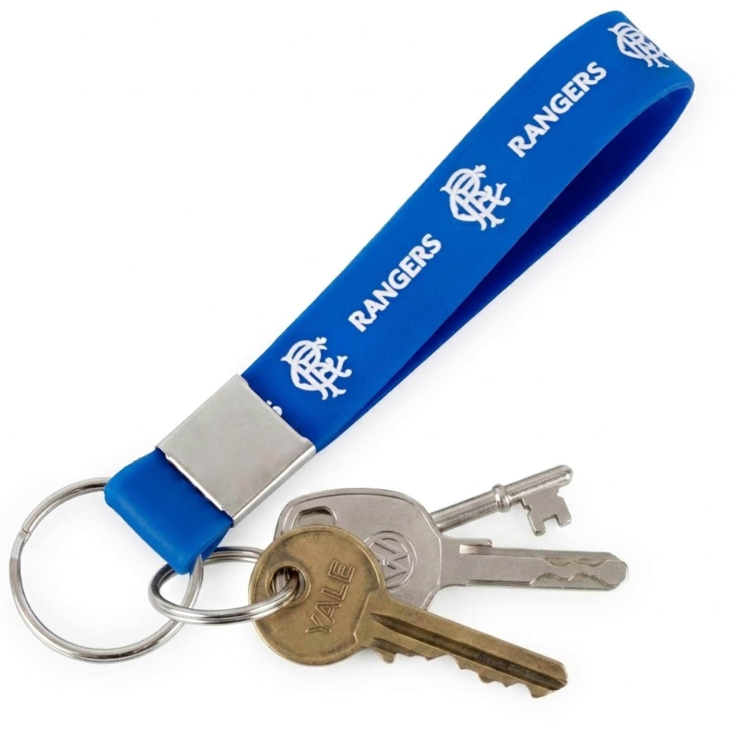 Official Rangers F.C. Silicone Keyring - Official Merchandise For Fans of the Ibrox Club | Accessory for Fans