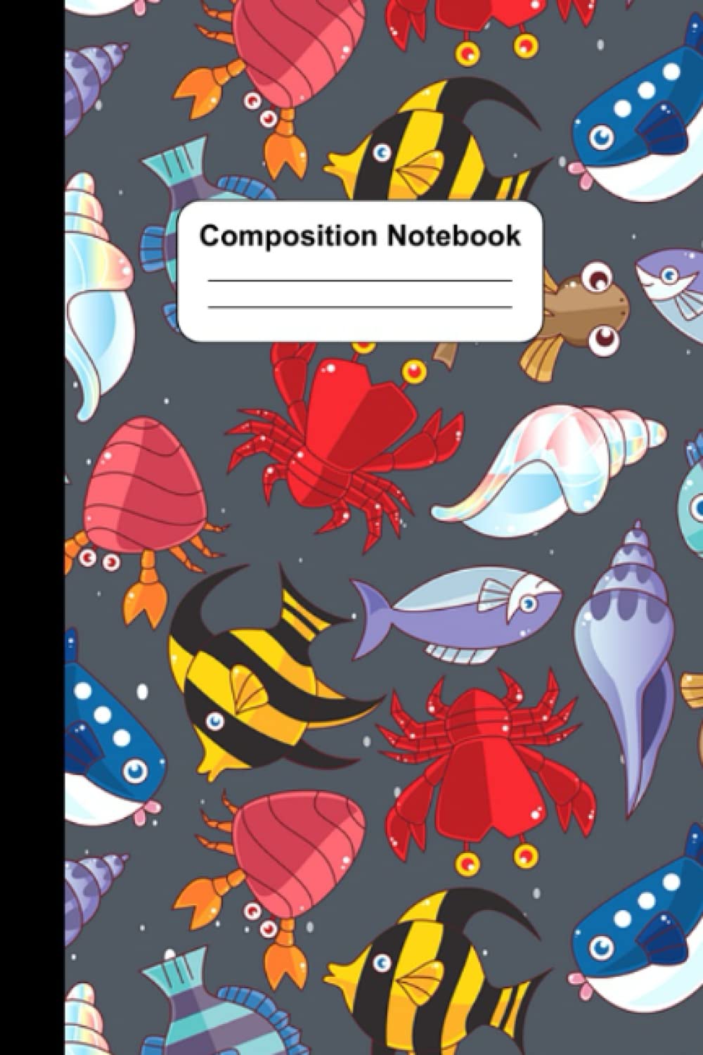Sea Creatures Composition Notebook- Diary Journal Notepad Aquarium Marine Sea Creatures Composition Book: Sea Creatures Marine Life