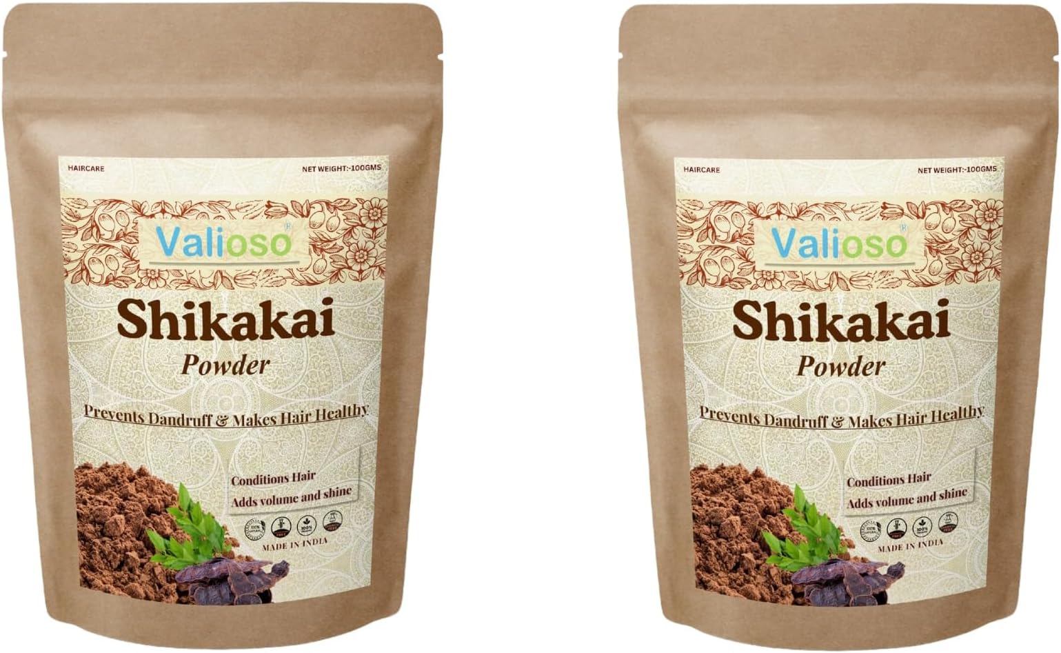 Valioso Shikakai Powder for Hair growth| Anti dandruff (200gms)