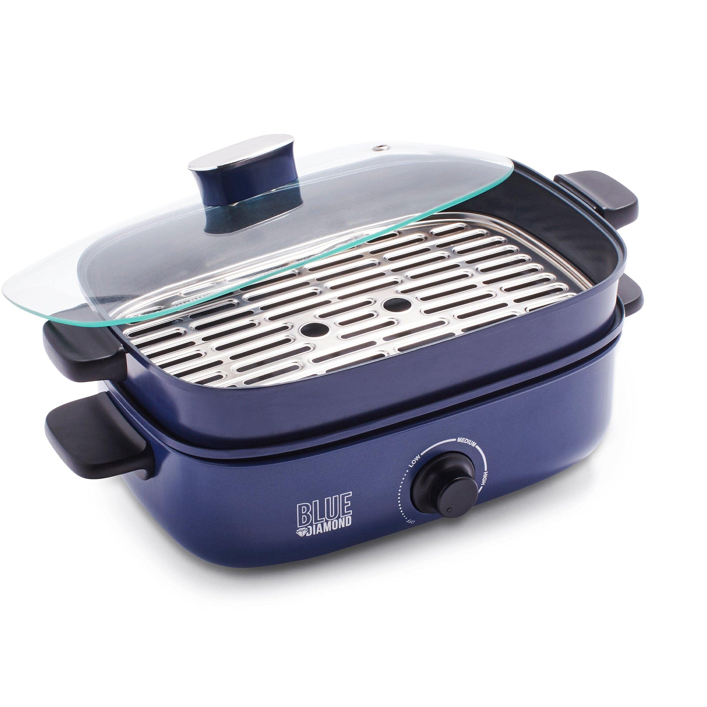 Amazon.com: Blue Diamond Ceramic Nonstick, 3-in-1 4QT