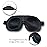 AMAZKER Sleep Mask Invisible Alar Deep Orbit 3D Eye Mask Ultra Lightweight & Comfortable Sleeping Mask for Travel, Nap, Shift Works XL Black