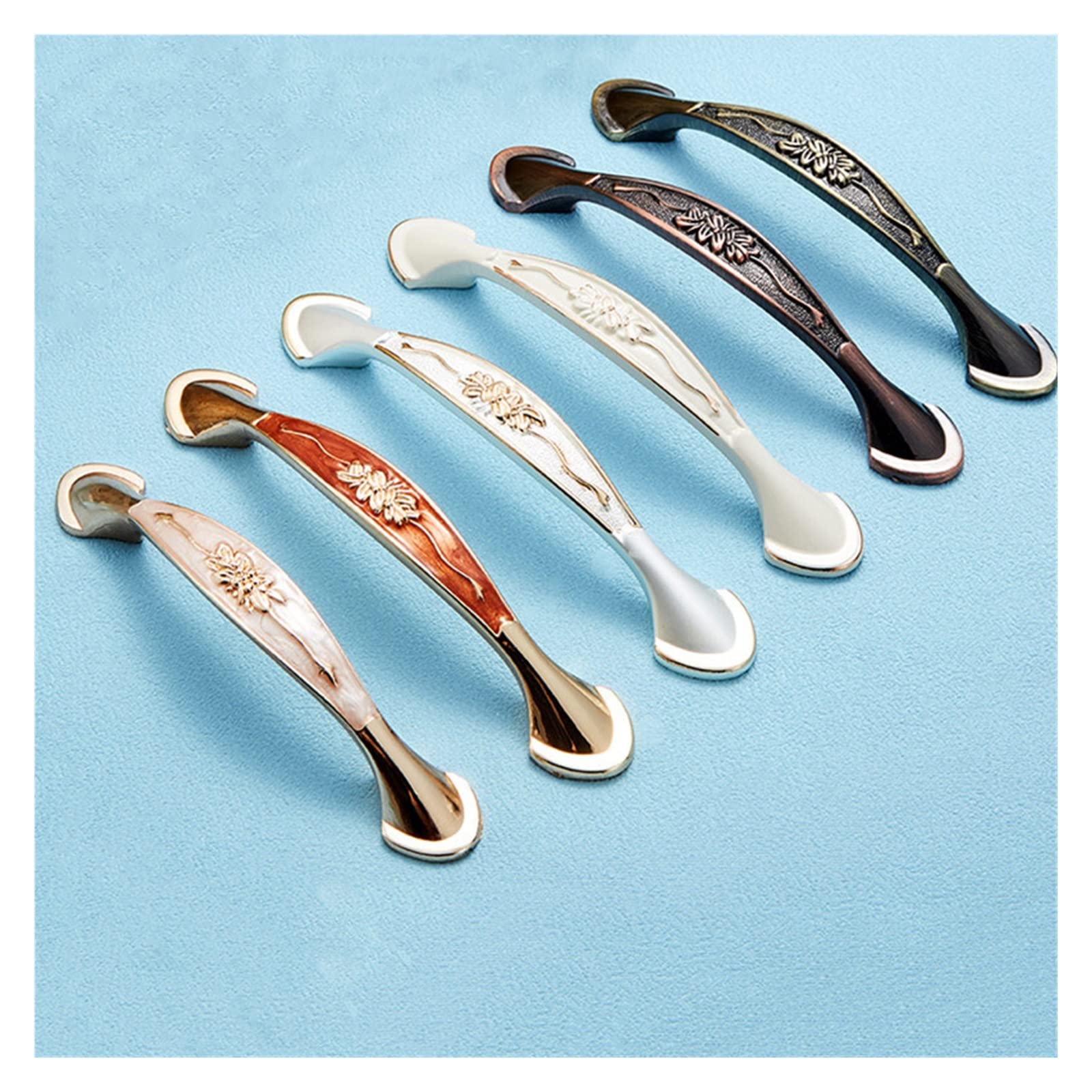 Bouton meuble ivoire zinc Eltox pour poignée tiroir dressing