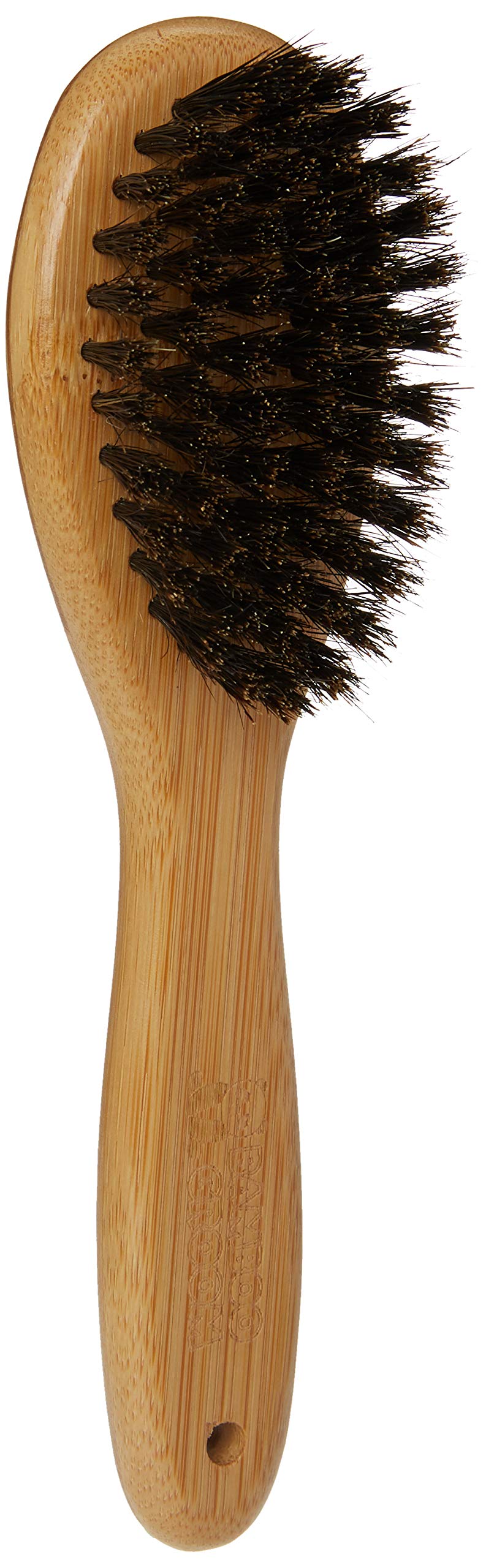 Alcott Bamboo Groom Oval Bristle Brush w/Natural Boar Small