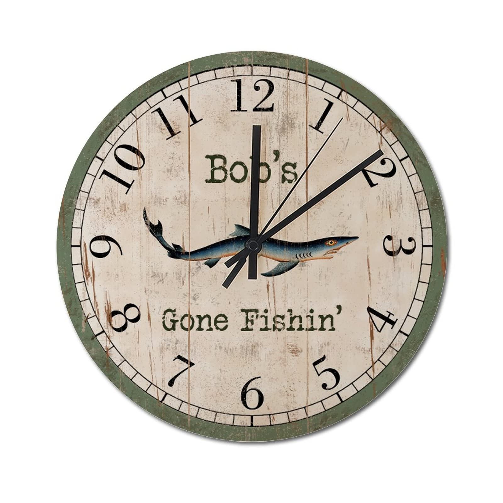 Horloge murale en bois rétro pour rompre le silence avec style
