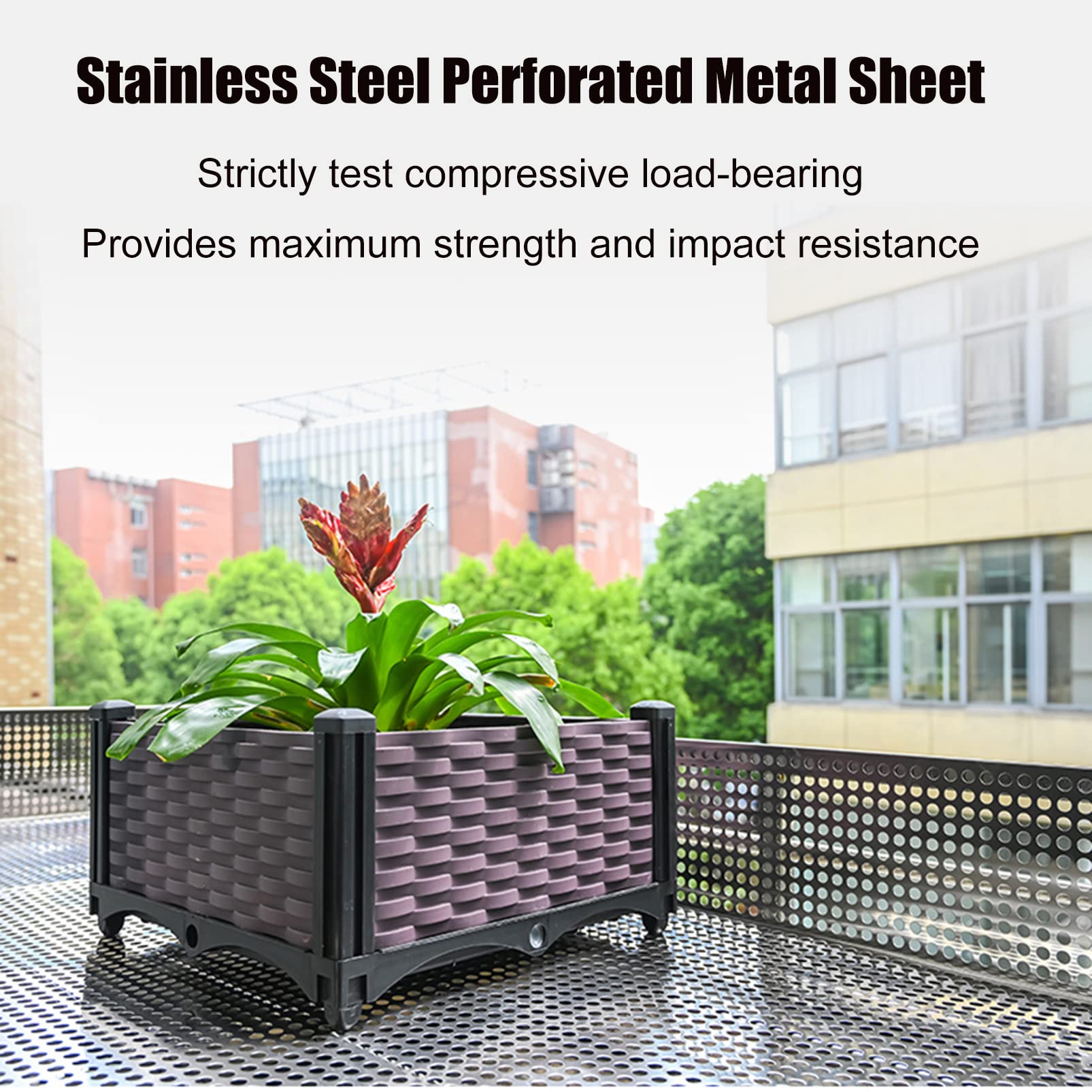 Hoja Perforada Acero Inoxidable Malla Metálica Perforada De Acero  Inoxidable Con Agujeros Redondos Y Hexagonal Para Construcción Y Decoración  Láminas Perforadas Precios, image size:1605x1605