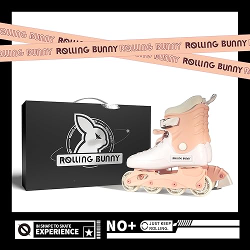 Miniatura 6 de Patines en línea para mujeres y niñas, patines en línea para adultos para exteriores e interiores, con carcasa exterior duradera y soporte de