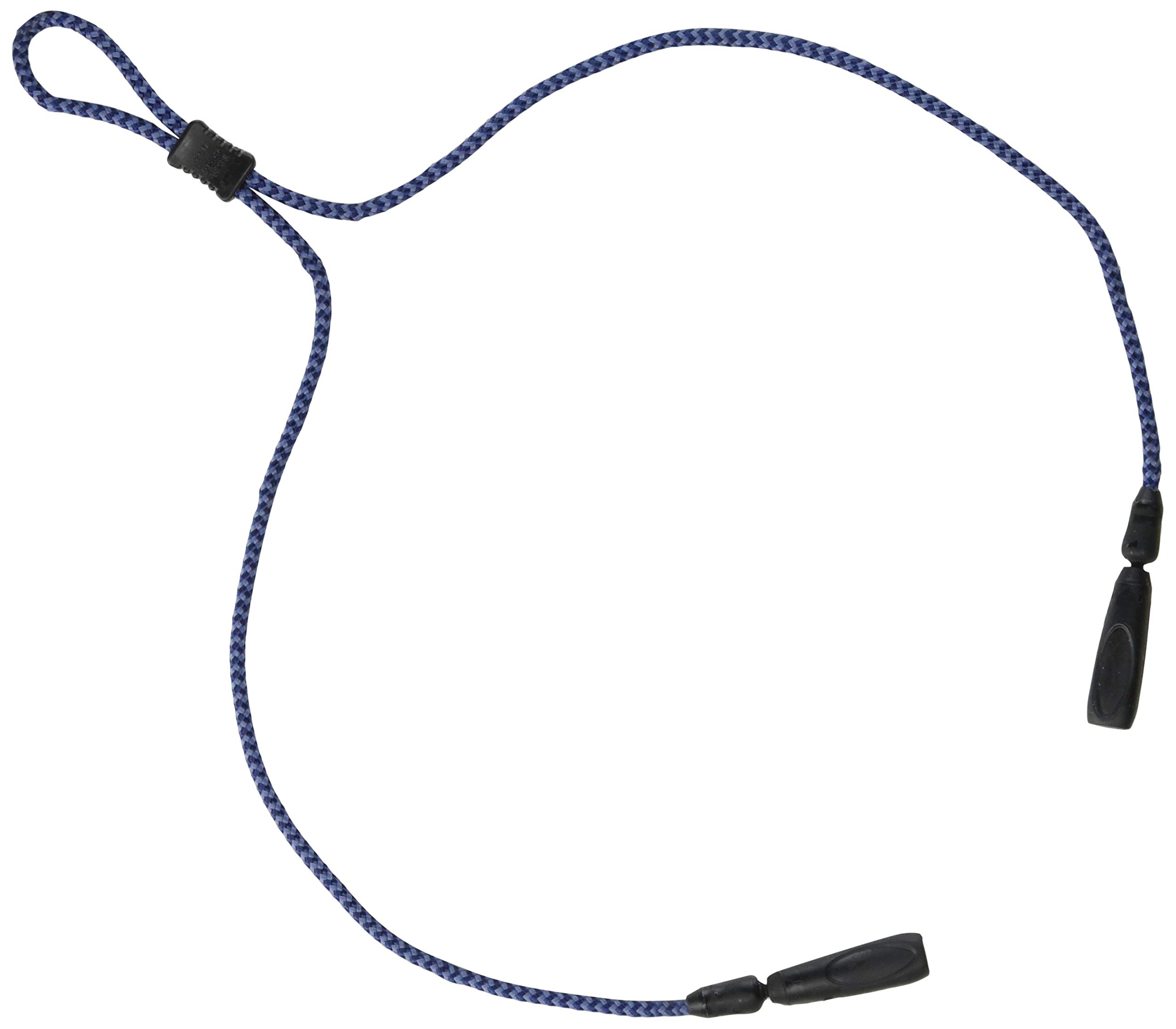 Croakies Terra System Sport Eyewear Retainer, Navy Silver, 12 Inch x 3.2mm