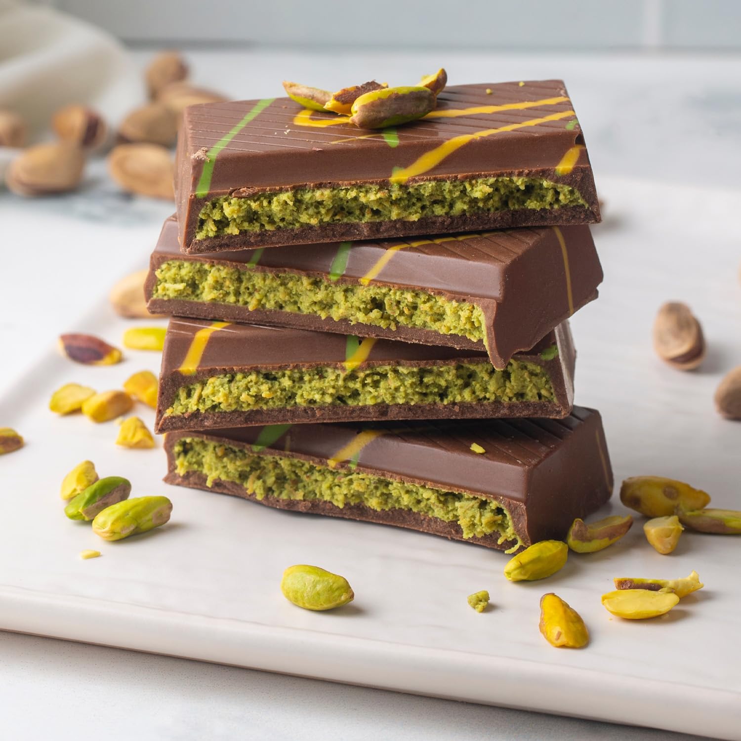 dekora – Kadayif Engelshaar Teigfäden für Dubai-Schokolade, 1kg, feine Kataifi Masse für knusprige orientalische Desserts ohne Zucker, Laktosefrei, Halal