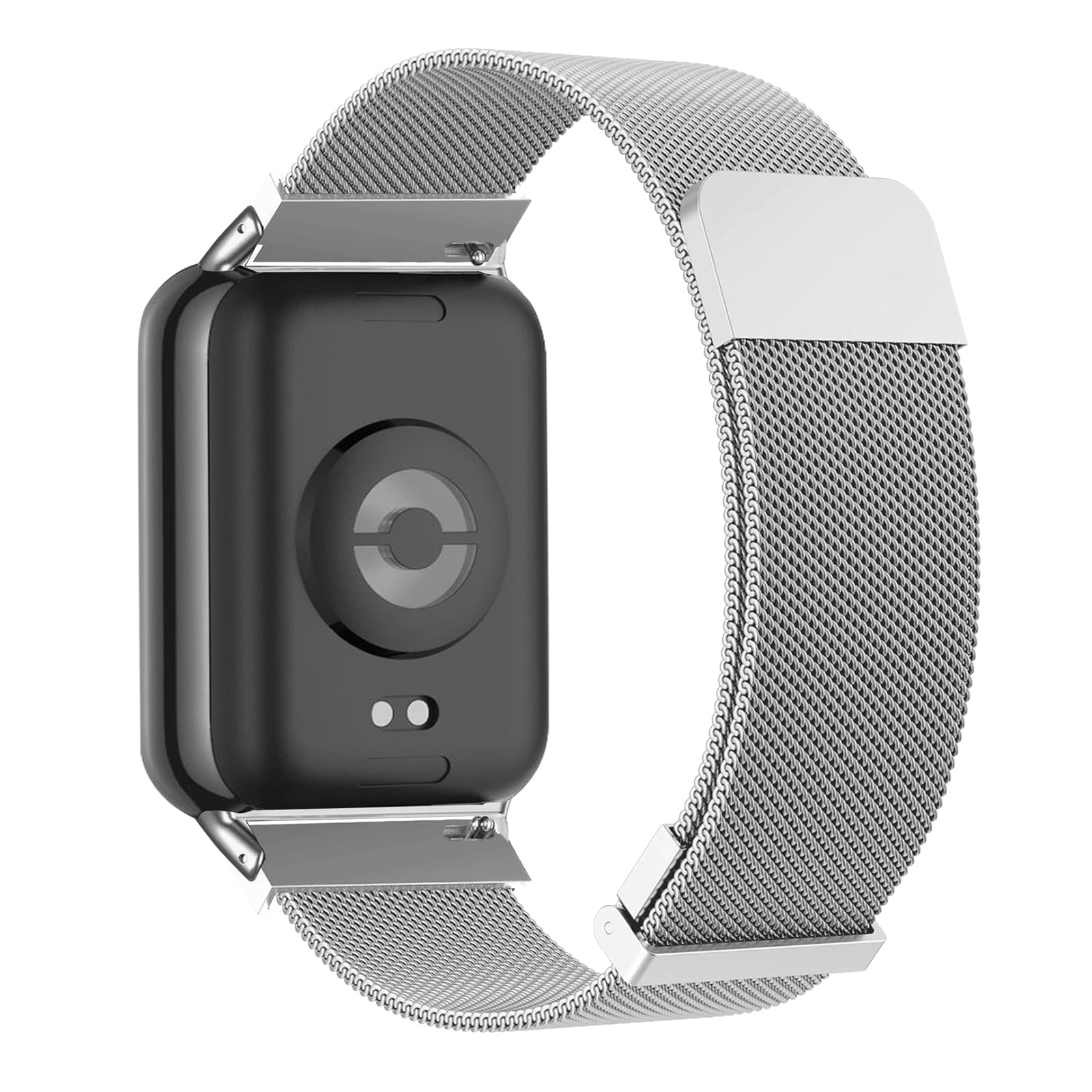 Metalica Correa para Xiaomi Smart Band 9 Pro/Smart Band 8 Pro/Xiaomi Redmi Watch 5/Redmi Watch 4, Inoxidable Banda de Reemplazo Malla, Doble Magnetica Correas