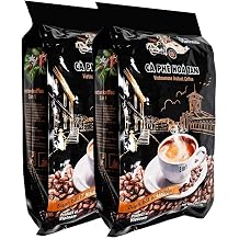 Omura Authentic Vietnamese Cyclo 3-in-1 Instant Coffee Sticks CA PHE HOA TAN, 100 Sticks 17g Each 2 Pack 120 oz / 3400 g