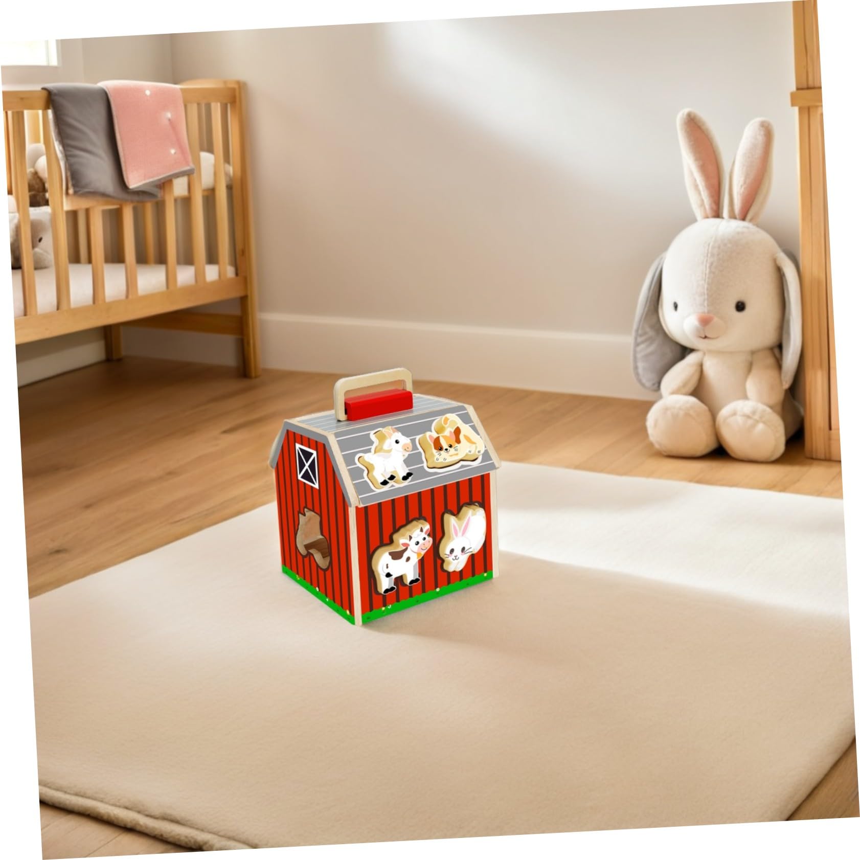 Juguete Rompecabezas de Madera Montessori para Niños, 1 Juego