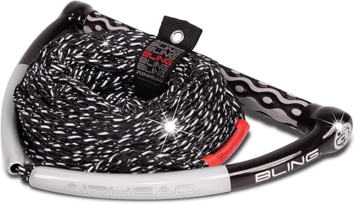 Airhead Bling Stealth - Cuerda Wakeboard 5 secciones 75 pies
