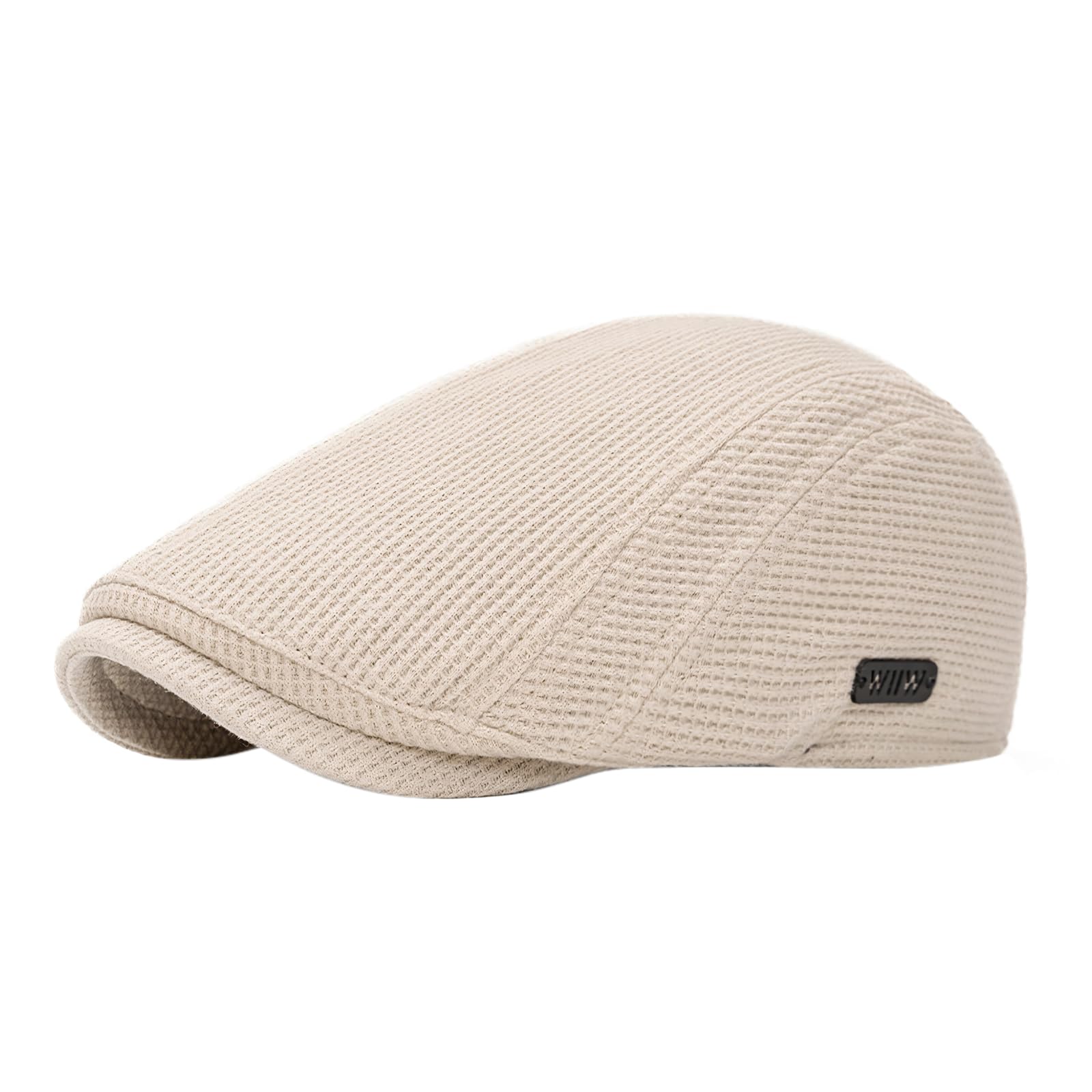 YAMEIZE Retro Stil Flache Kappe für - Damen Herren Einstellbare Warme Hut Gefüttert Cabbie Ivy Cap Trendige Baskenmütze Peaky Flache Kappe Fahren
