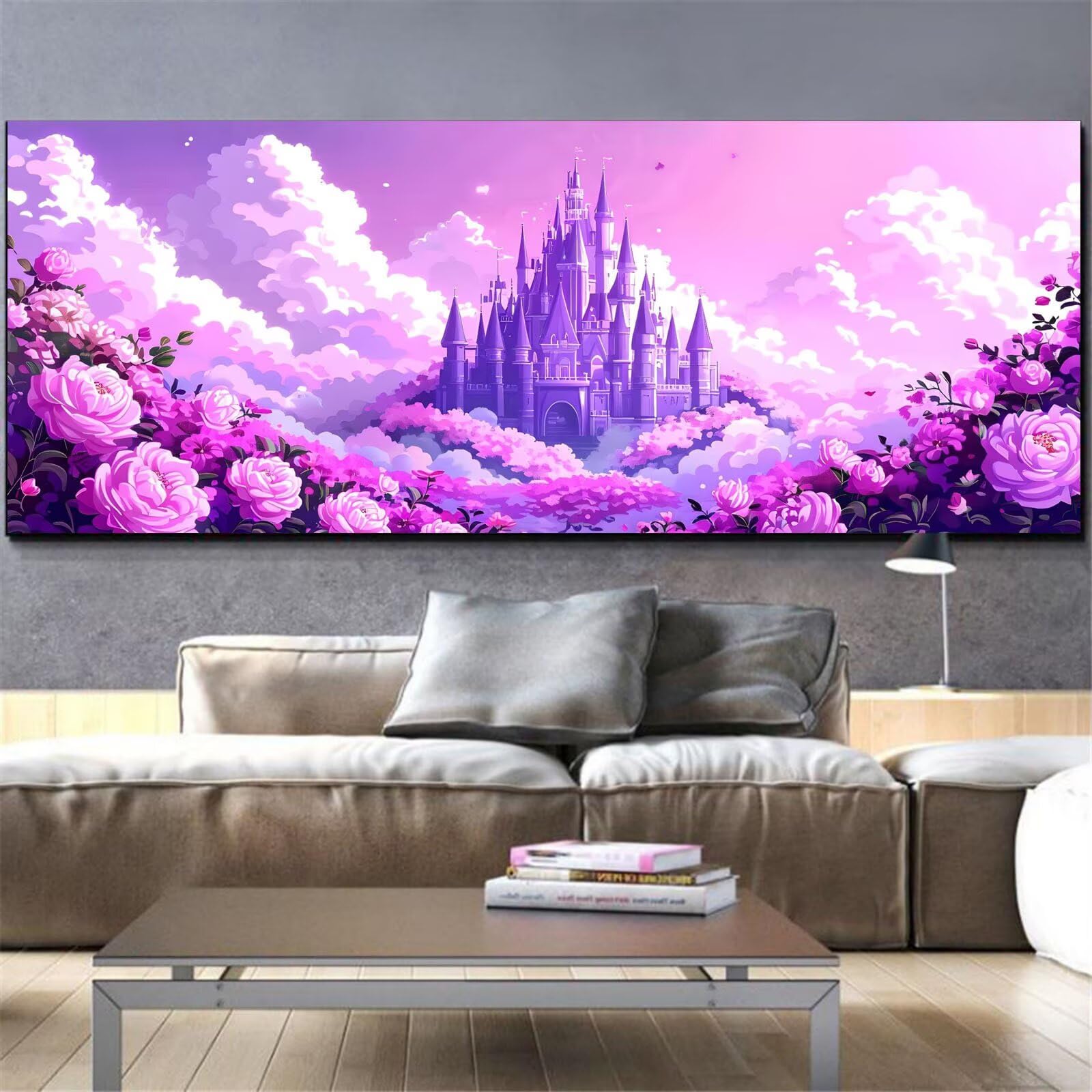 Broderie diamant kit complet fleur 40x120cm Mefooge - 8
