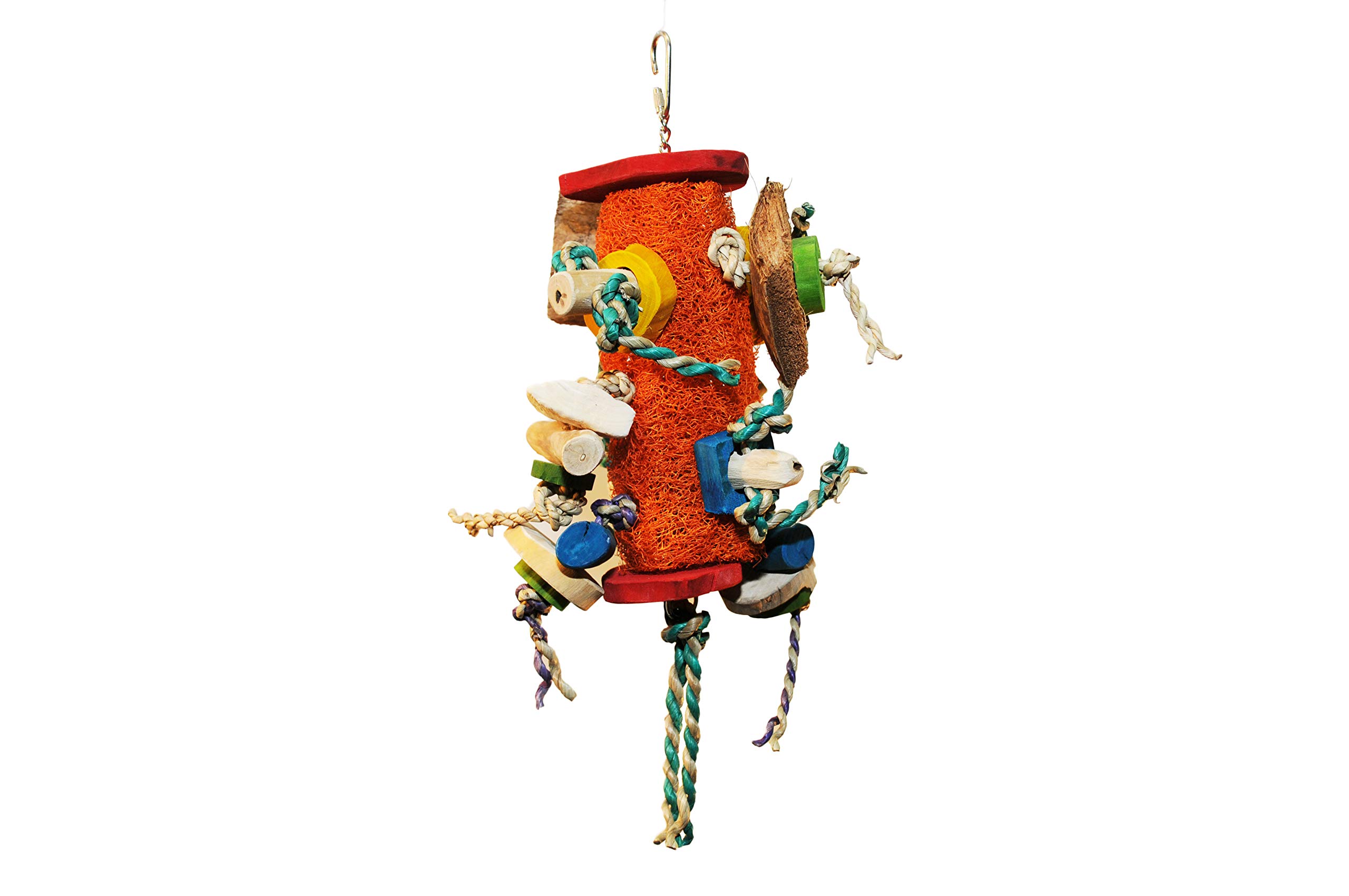 A&E Cage Java Wood Fun Spongy Bird Toy