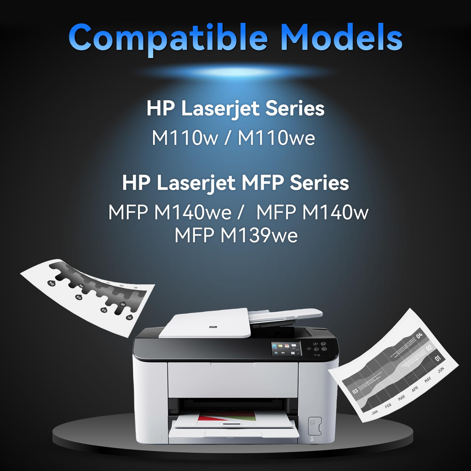 myCartridge SUPCOLOR 142A Compatibile per HP 142A W1420A 142X Toner HP LaserJet M140w M110w M139w Toner Laserjet MFP M140we M110we M139we 142 A (Senza Chip, 2 Nero)