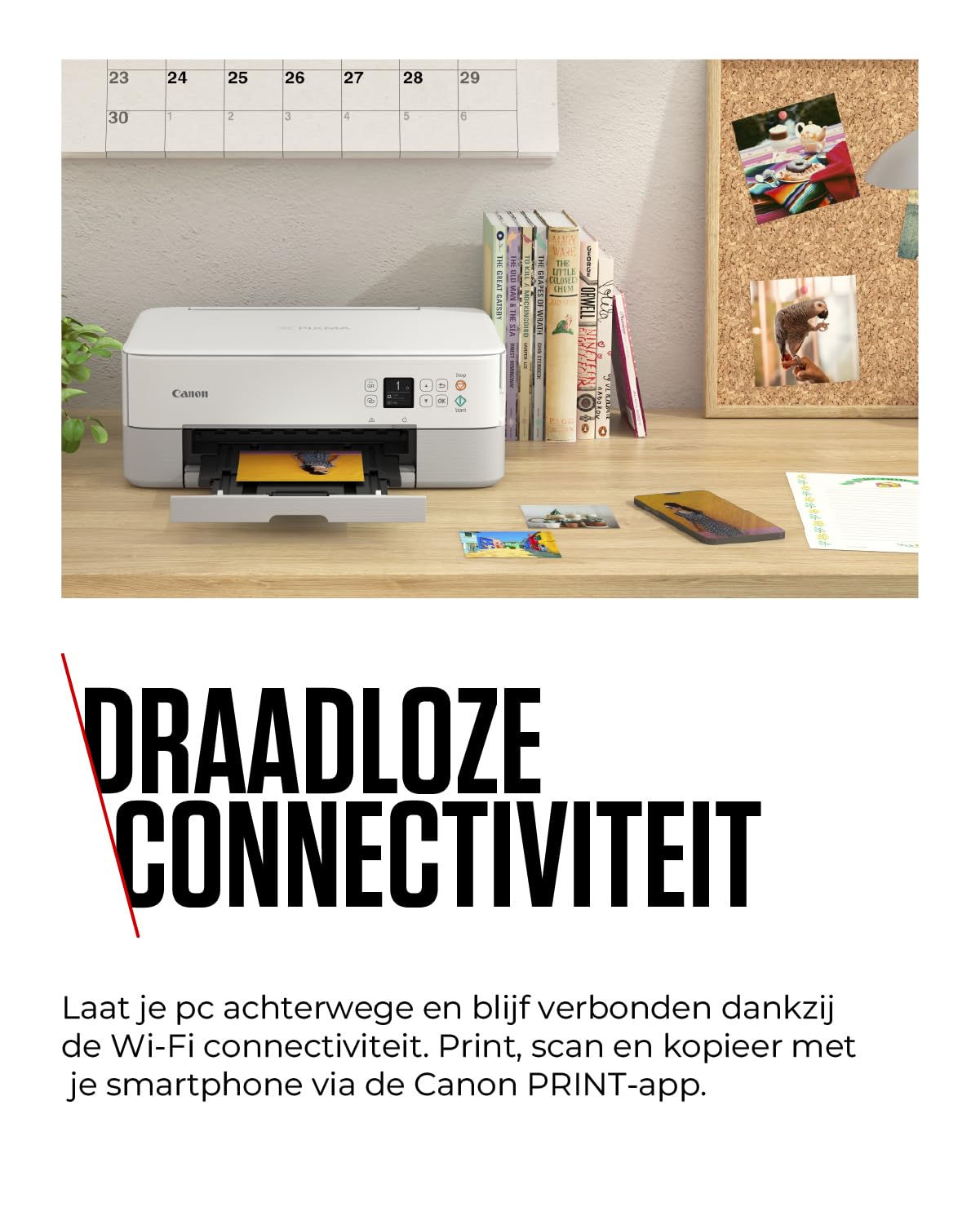 Canon Serie PIXMA TS5351i - Stampante Wifi per la Casa con Display OLED | Connessione Wireless per Stampare Facilmente da Smartphone | Stampante Multifunzione con PIXMA Print Plan