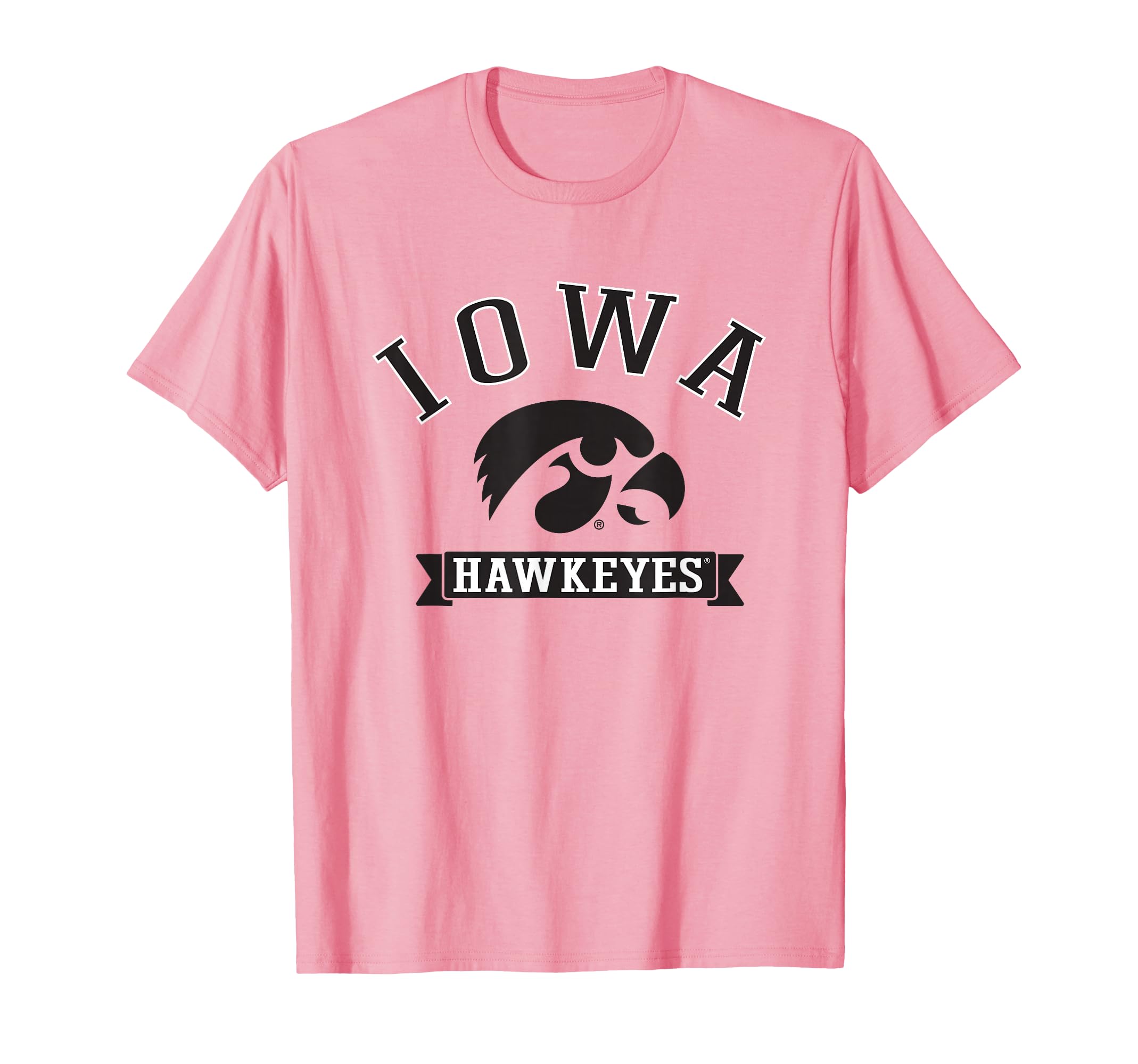 Iowa Hawkeyes Banner Pink Officially Licensed T-Shirt