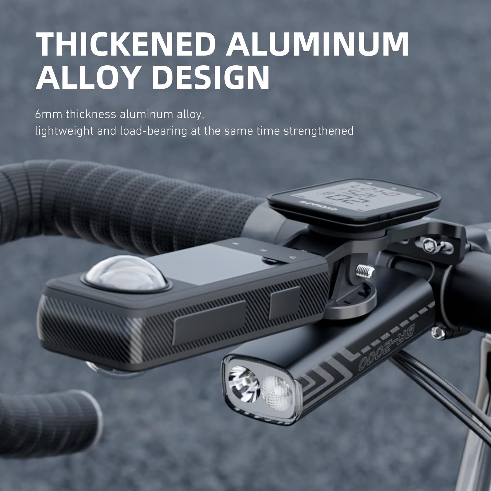 Fahrradcomputer Halterung XOSS G/G+, iGPSPORT GPS Multifunktionale Lenkerverlängerung Frontmontage-Kamerahalterung (S16)